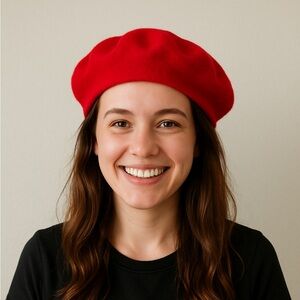 Red Beret Hat